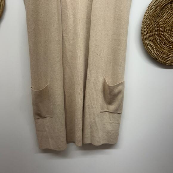 Bundle (2) Express Beige Black Long Short Sleeve Knit Cardigan Sweater Small - Picture 10 of 13